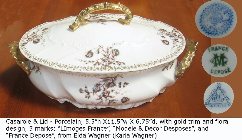 W-Limoges casarole